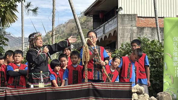 布農族小米保種復育推廣計畫:豐丘國小播種活動,90歲長輩重見小米的感動時刻